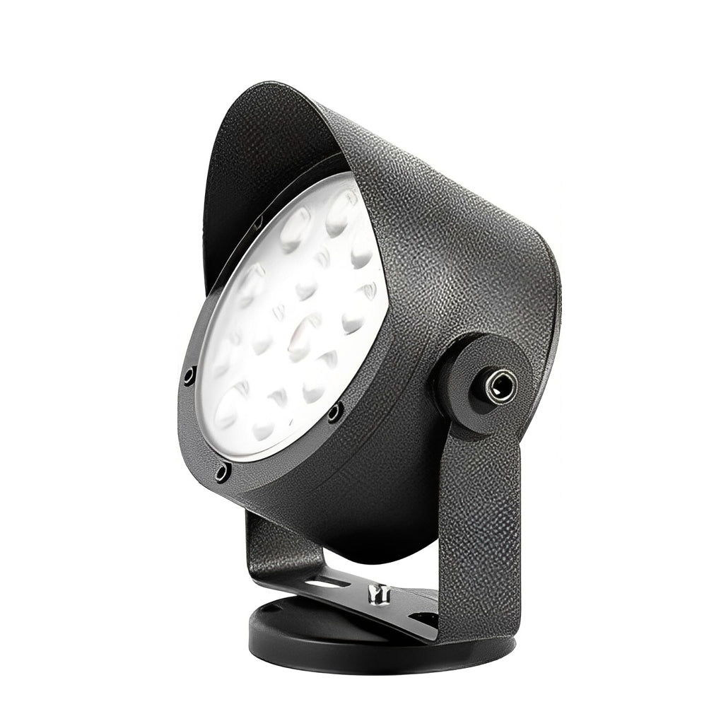 Adjustable Waterproof LED Anti-slip Black Modern Outdoor Spotlights