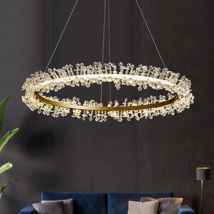 Capri Crystal Modern Light Fixture