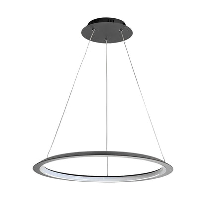 Minimalist Round LED Stepless Dimming Nordic Chandelier Hanging Lamp