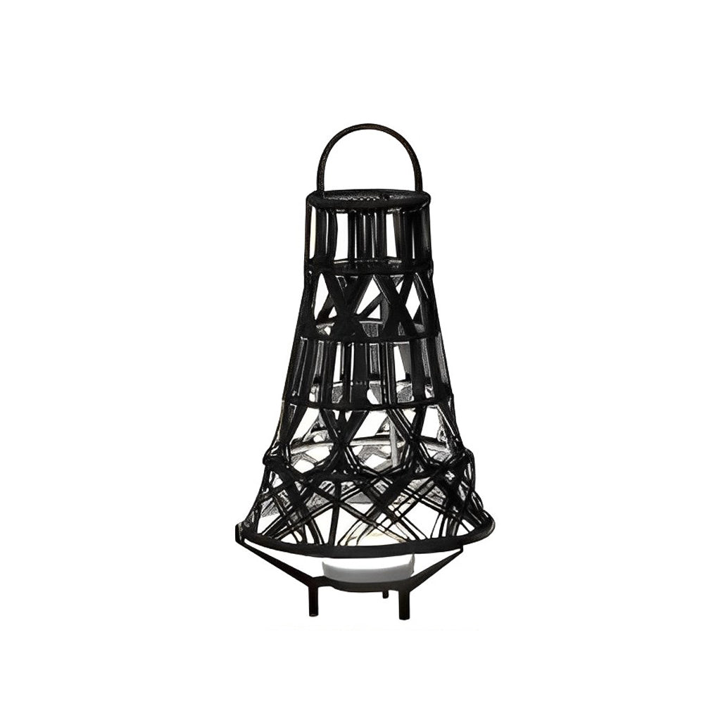 Metal Outdoor Tribal Floor Lamp