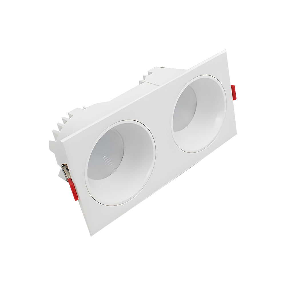 8.3-Inch 2-Head 10W LED Recessed Ceiling Downlight