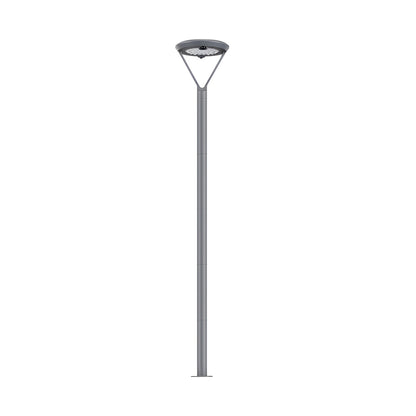 Solar Outdoor Post Garden Pole Light with Dual Motion Sensor