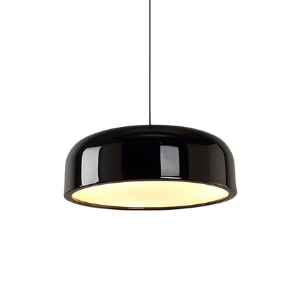 Smithfield Pendant Light: Modern Aluminum Hanging Fixture in Black/White