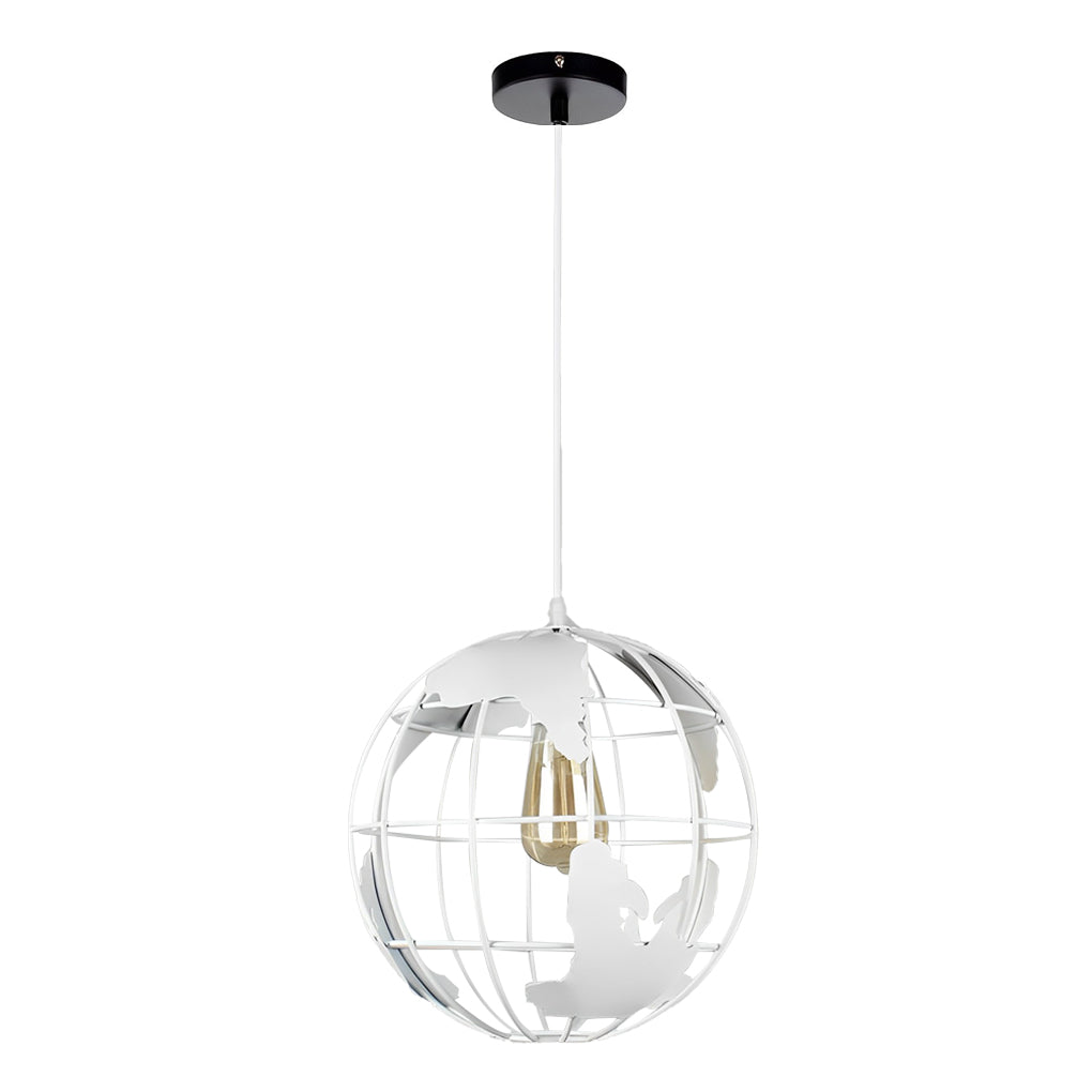 Creative Iron Globe Decorative Retro Industrial Style Chandelier Light