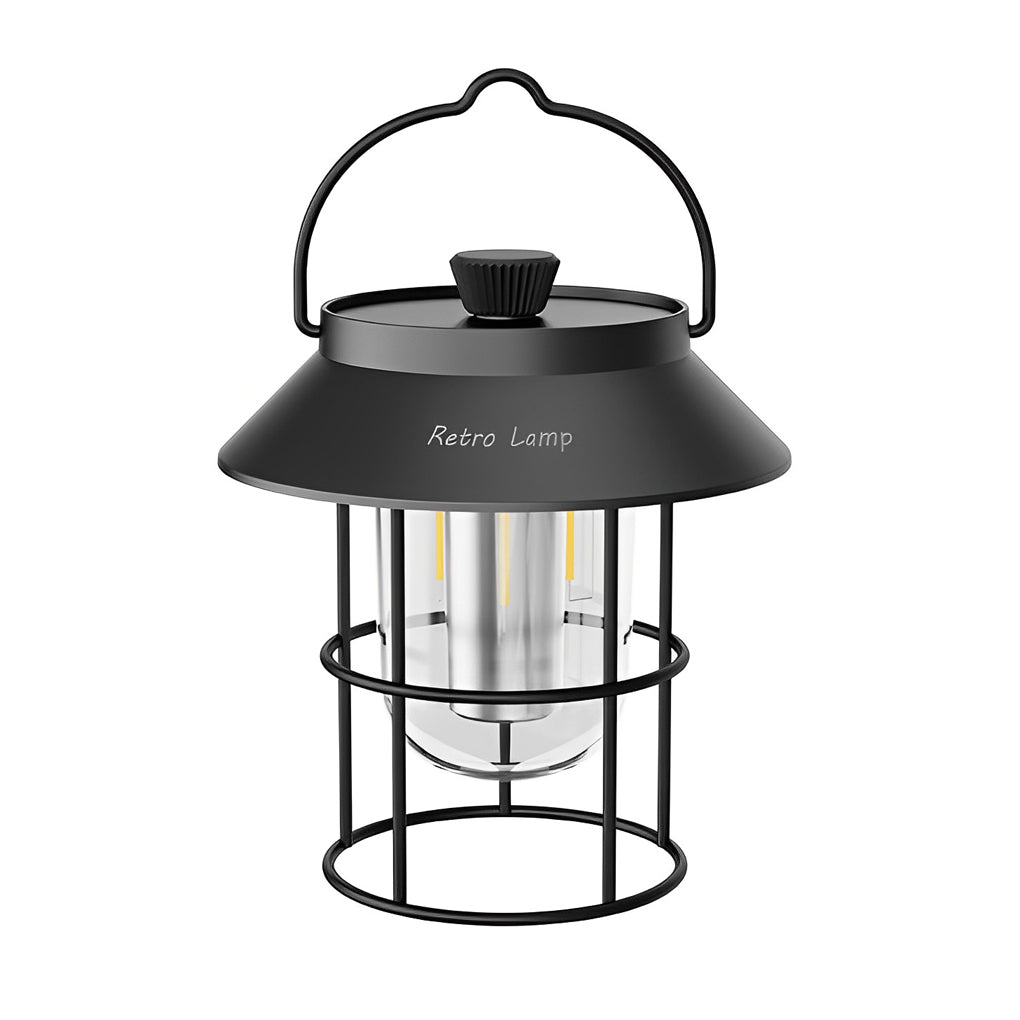 USB Rechargeable Dimmable LED Hanging Stand Portable Outdoor Lanterns