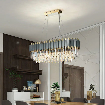 Gio 39" Crystal Dining Room Chandelier