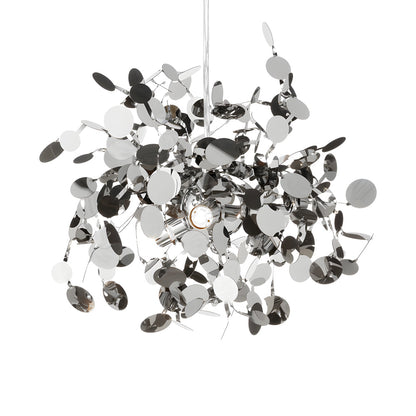 Round Spherical Stainless Steel Disc Decorative Nordic Modern Chandelier