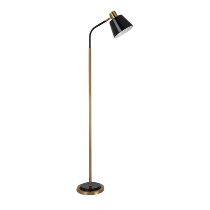 62-in Metal 1-Bulb Rotatable Reading Floor Lamp