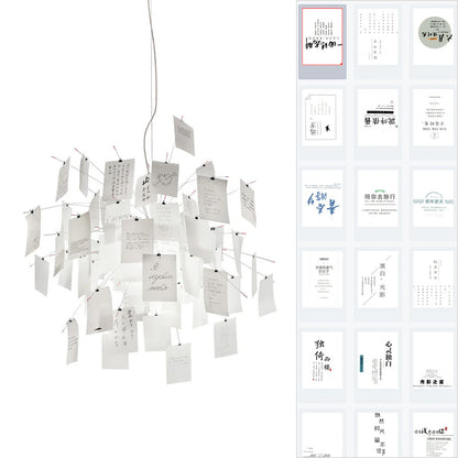 Paper Electrolier Chandelier