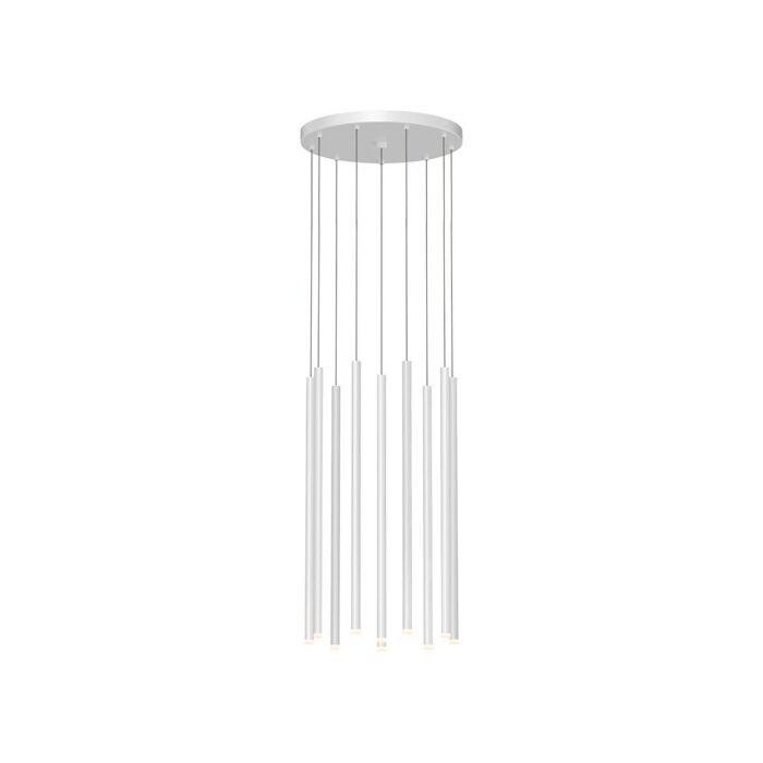 Light Chimes�?Pendant Light in Satin White