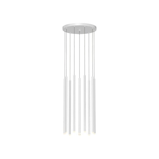 Light Chimes�?Pendant Light in Satin White