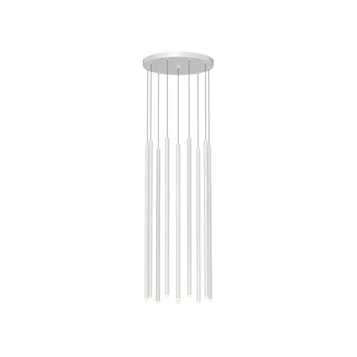 Light Chimes�?Pendant Light in Satin White