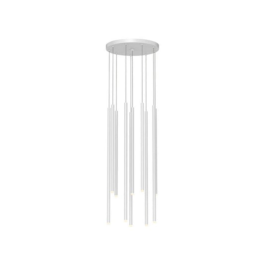 Light Chimes�?Pendant Light in Satin White