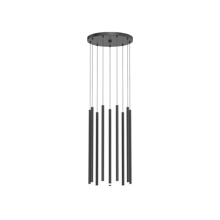 Light Chimes�?Pendant Light in Satin Black