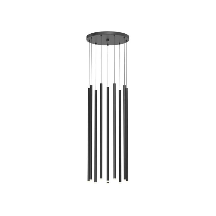 Light Chimes�?Pendant Light in Satin Black