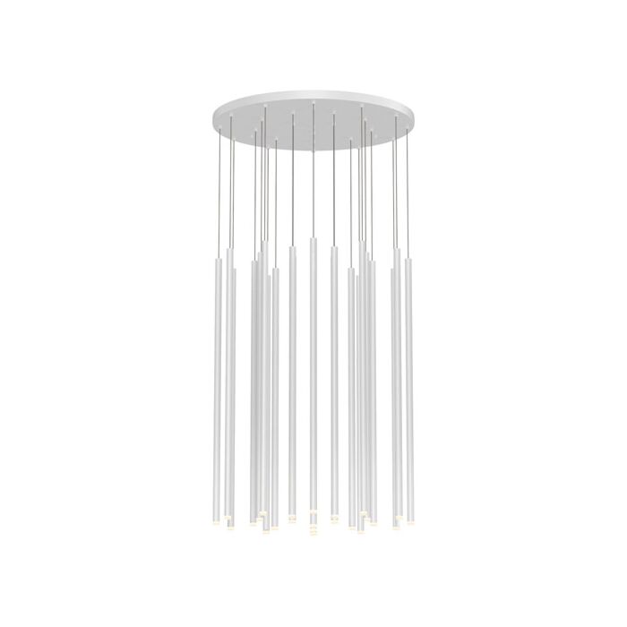 Light Chimes�?Pendant Light in Satin White