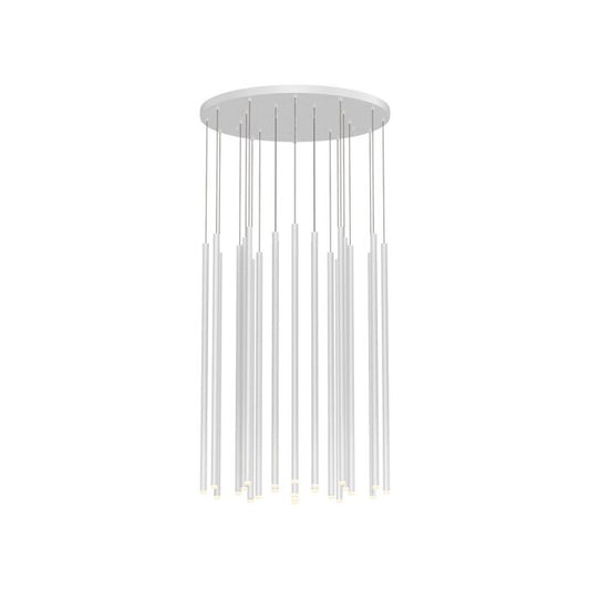 Light Chimes�?Pendant Light in Satin White