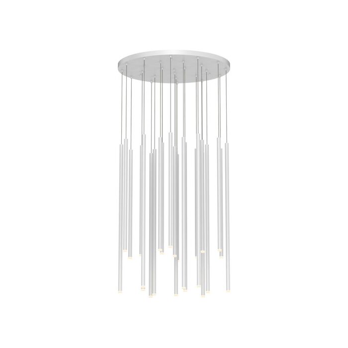 Light Chimes�?Pendant Light in Satin White