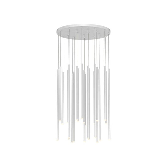 Light Chimes�?Pendant Light in Satin White