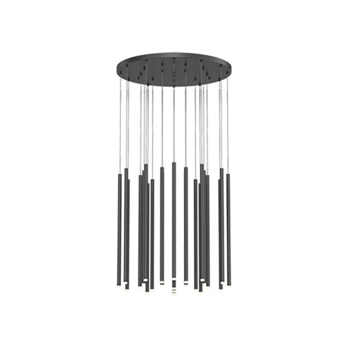 Light Chimes�?Pendant Light in Satin Black