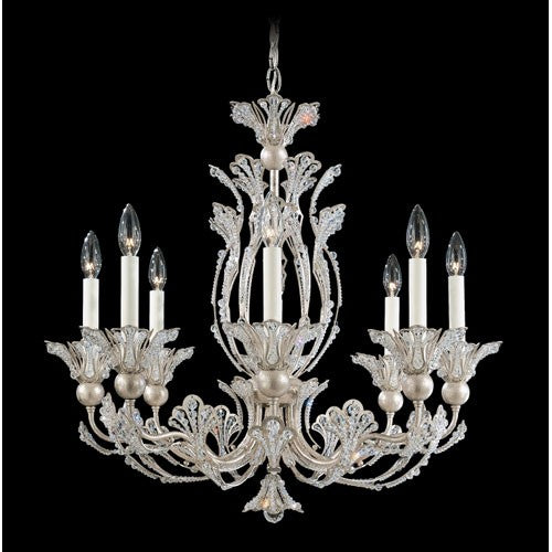 Rivendell New Silver Five-Light Crystal Swarovski Elements Chandelier, 21W x 19H x 21D