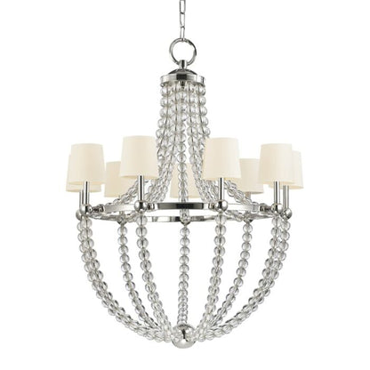 Danville Chandelier in Polished Nickel