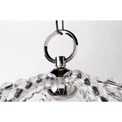 Danville Chandelier in Polished Nickel