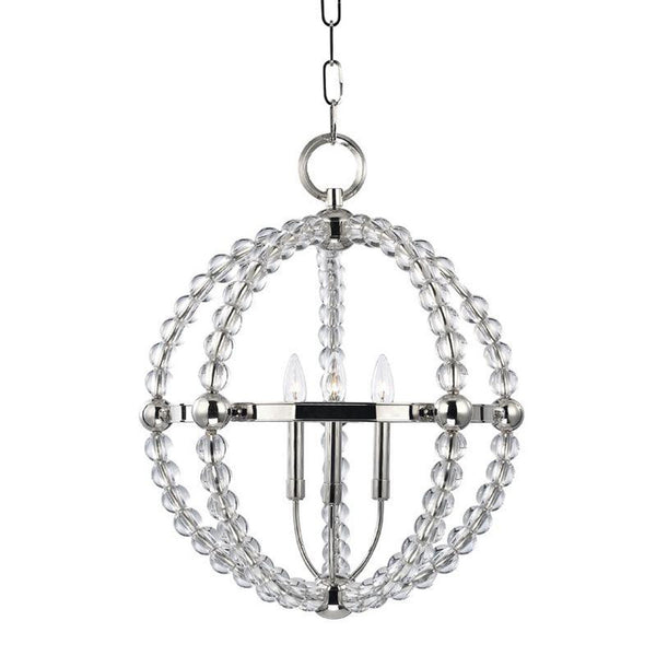 Pendant, 3-Light, Polished Nickel, 21.25"W (3120-PN 9T7Z7)