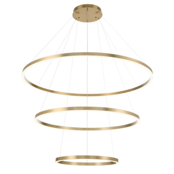 Spunto 3-Light LED Chandelier in Gold