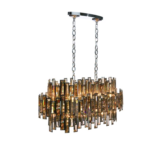 Eurofase Vienna 16-Light Chandelier in Chrome