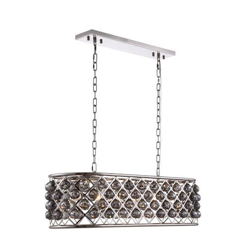 Madison Polished Nickel Six-Light Pendant