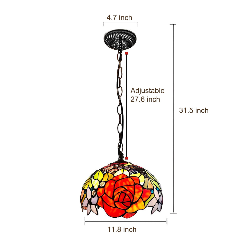 Handmade Welding Baroque Colorful Glass European Style Chandelier Lamp