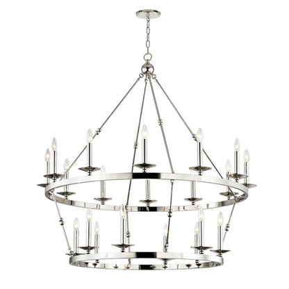 Allendale 20-Light Chandelier in Polished Nickel