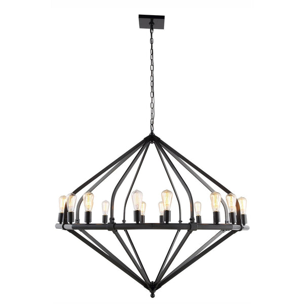 Bronze 16-Light Chandelier