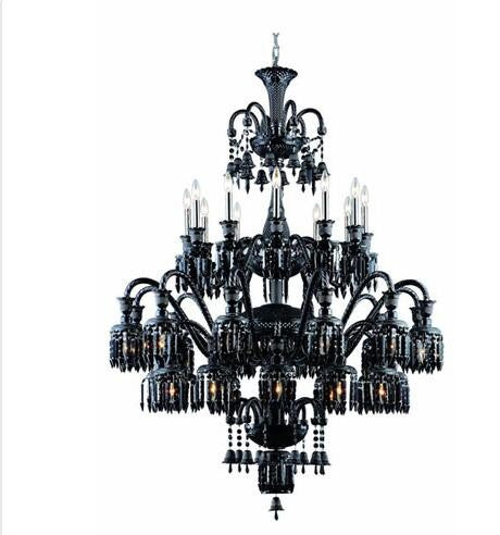 Black 36 Light 60-in Chandelier