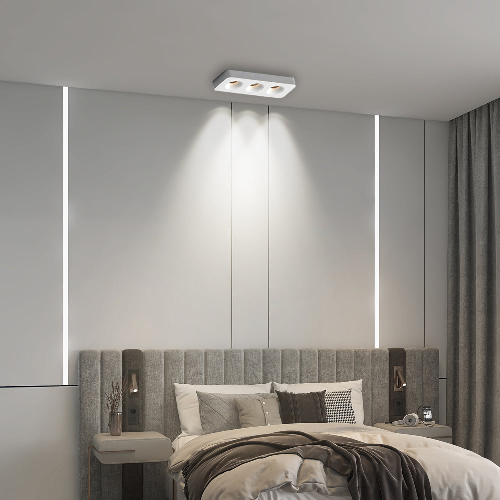 Square LED Anti-Glare Flush Mount Ceiling Light