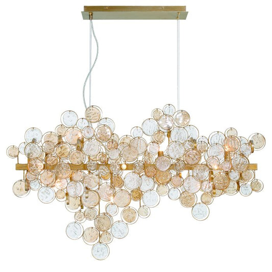 Eurofase Trento 12-Light Chandelier in Gold