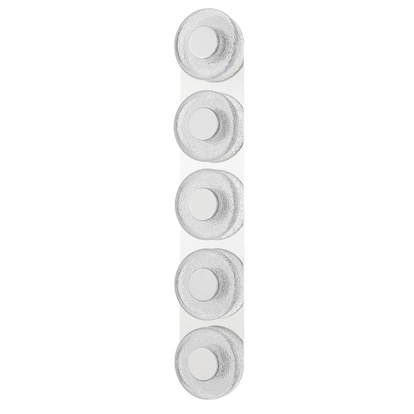 Wall Sconce, 5-Light, LED, Polished Nickel, 32.75"H (351-05-PN 95EN)