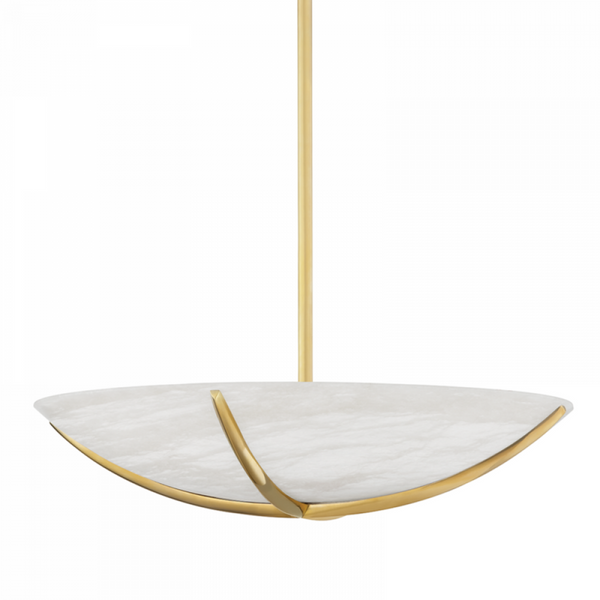 Pendant, 6-Light, Aged Brass, 22"W (3522-AGB A8J7R)