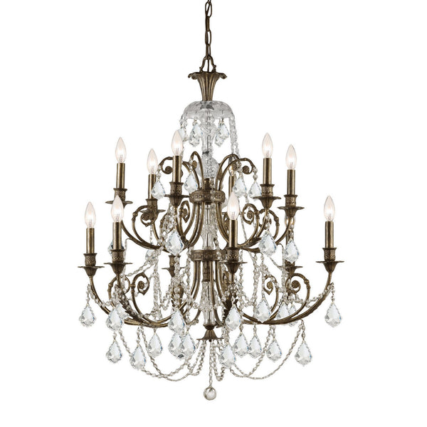 Strass Crystal Twelve-Light Chandelier