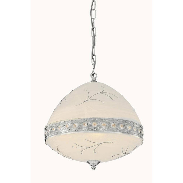 Italia Chrome Six-Light Pendant with Swarovski Elements Crystal