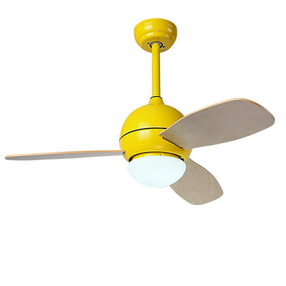 36 Inches Nordic Minimalist LED Remote Control Ceiling Fan Light for Living Room Dining Room