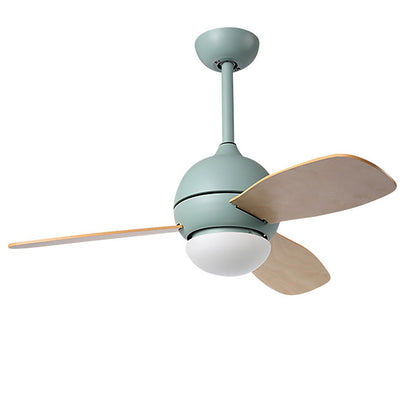 36 Inches Nordic Minimalist LED Remote Control Ceiling Fan Light for Living Room Dining Room