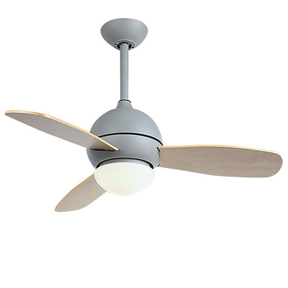 36 Inches Nordic Minimalist LED Remote Control Ceiling Fan Light for Living Room Dining Room