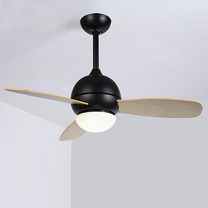 36 Inches Nordic Minimalist LED Remote Control Ceiling Fan Light for Living Room Dining Room