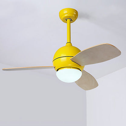 36 Inches Nordic Minimalist LED Remote Control Ceiling Fan Light for Living Room Dining Room