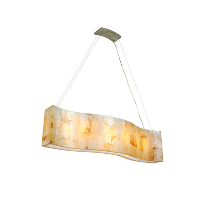 Big 6-Light Linear Pendant in Kabebe