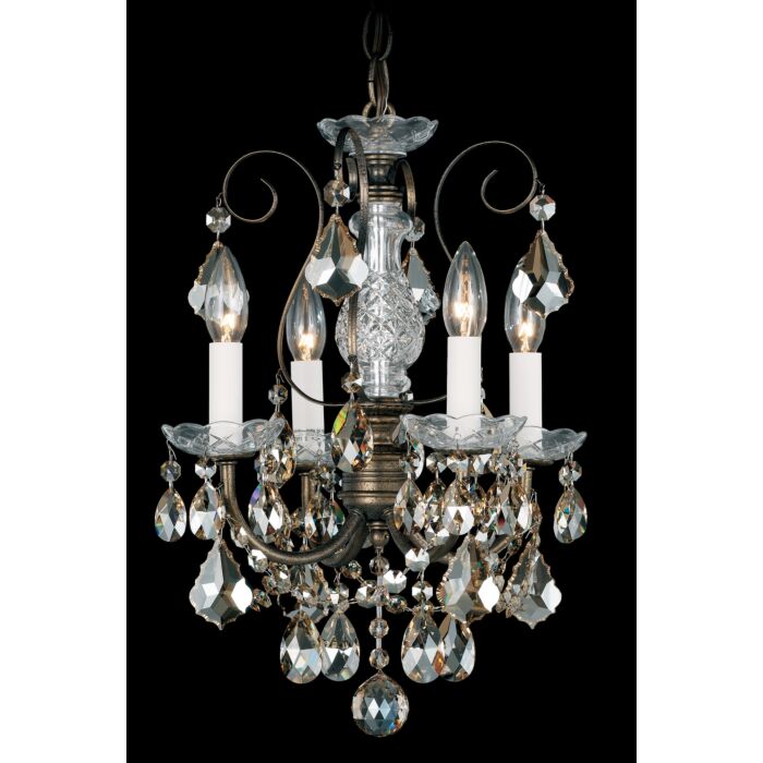 New Orleans 4-Light Chandelier in Heirloom Gold