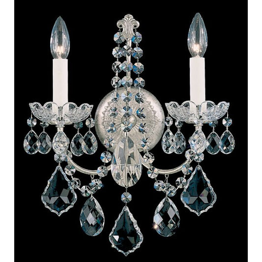 New Orleans 2-Light Wall Sconce in Black Pearl