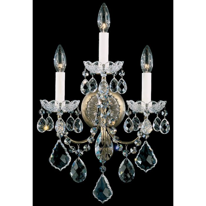 New Orleans 3-Light Wall Sconce in Heirloom Gold